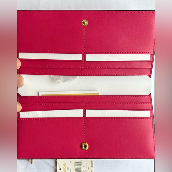 MICHAEL KORS_Reed Large Leather Snap Flat Wallet - Picture 3 of 9